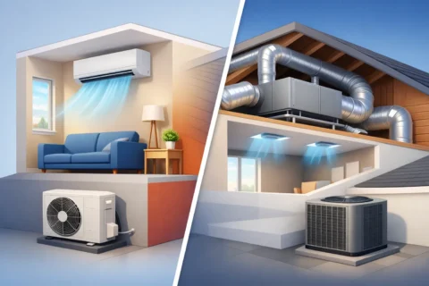 Ductless Mini Split vs Central Air