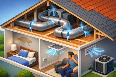 9 Signs of Leaking HVAC Ducts in Your Home