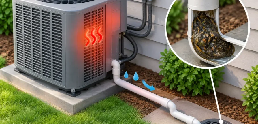 Can a Clogged Drain Damage HVAC Equipment?